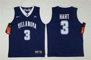 Maillot De Basket NCAA Villanova Wildcats Josh Hart 3 Bleu Fonce
